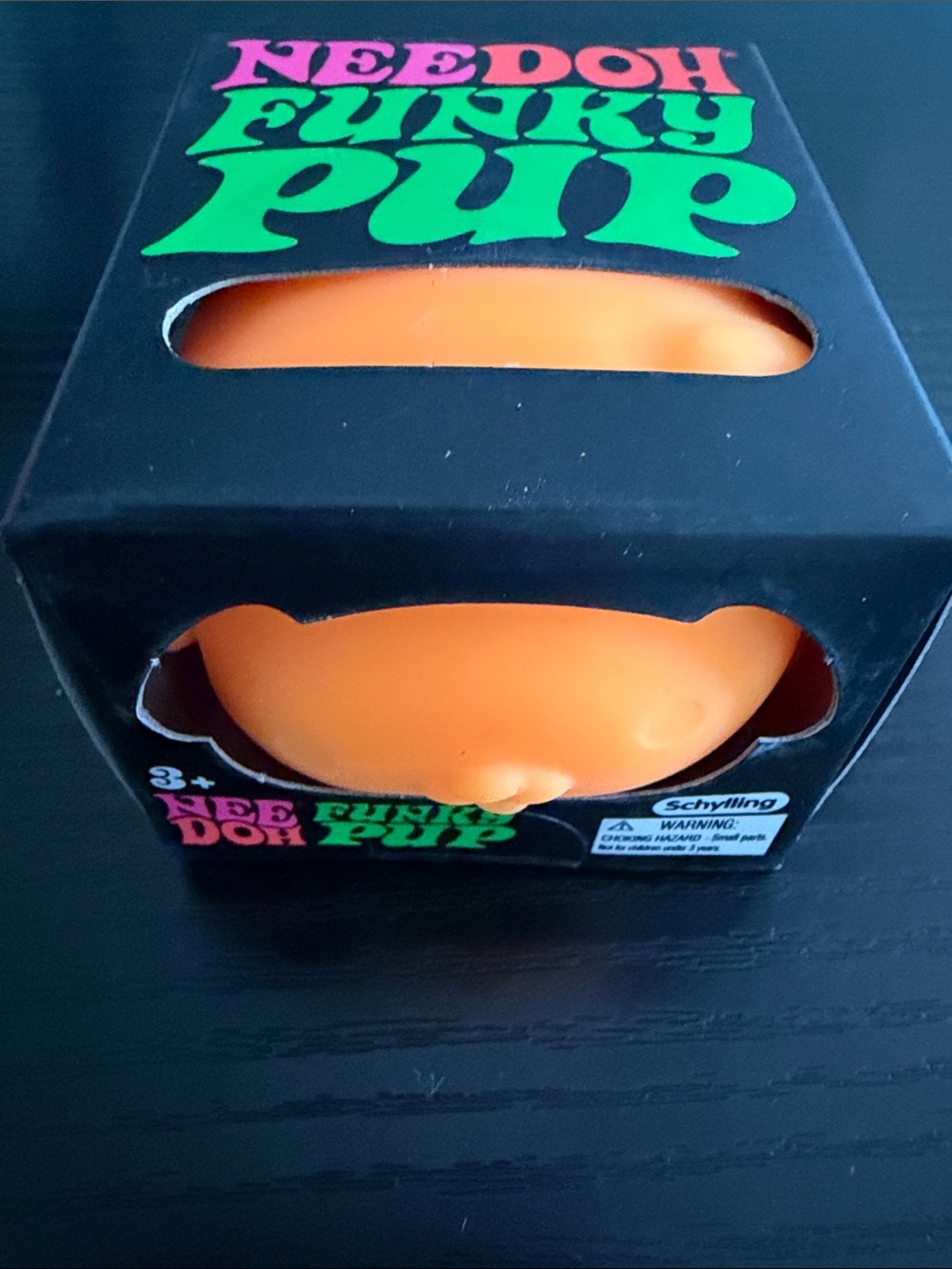 Needoh Funky Pup Orange Squishy